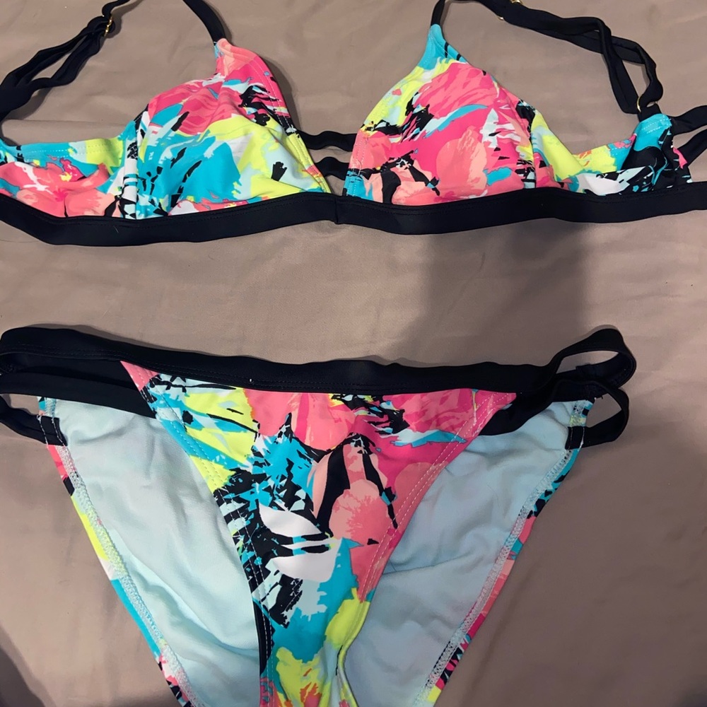 Multi color bikini medium